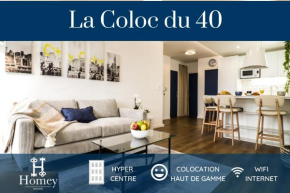 HOMEY LA COLOC DU 40 - Colocation haut de gamme de 4 chambres uniques et privées - Proche transports en commun - Aux portes de Genève Annemasse